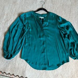 Silk Blend Trina Turk blouse size Medium.